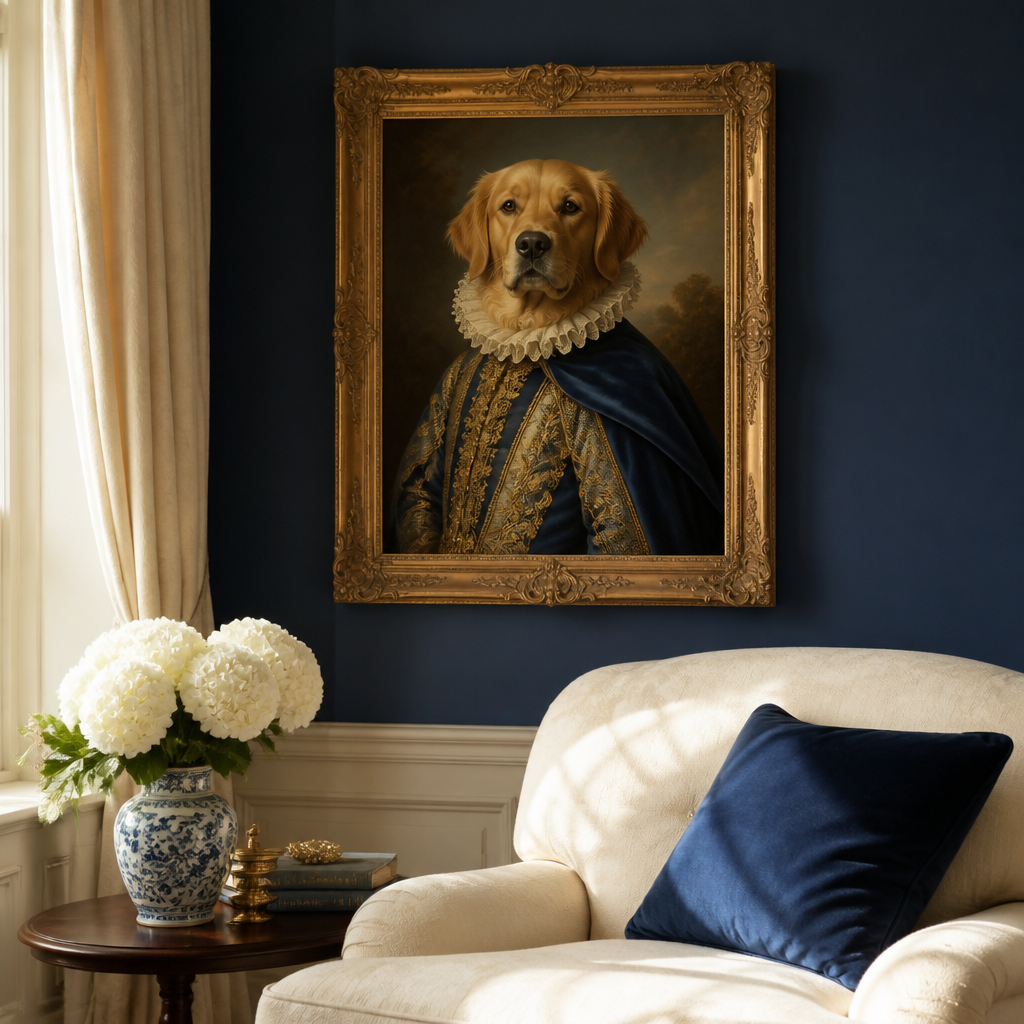 Renaissance Royal Pet Portrait Style Explained